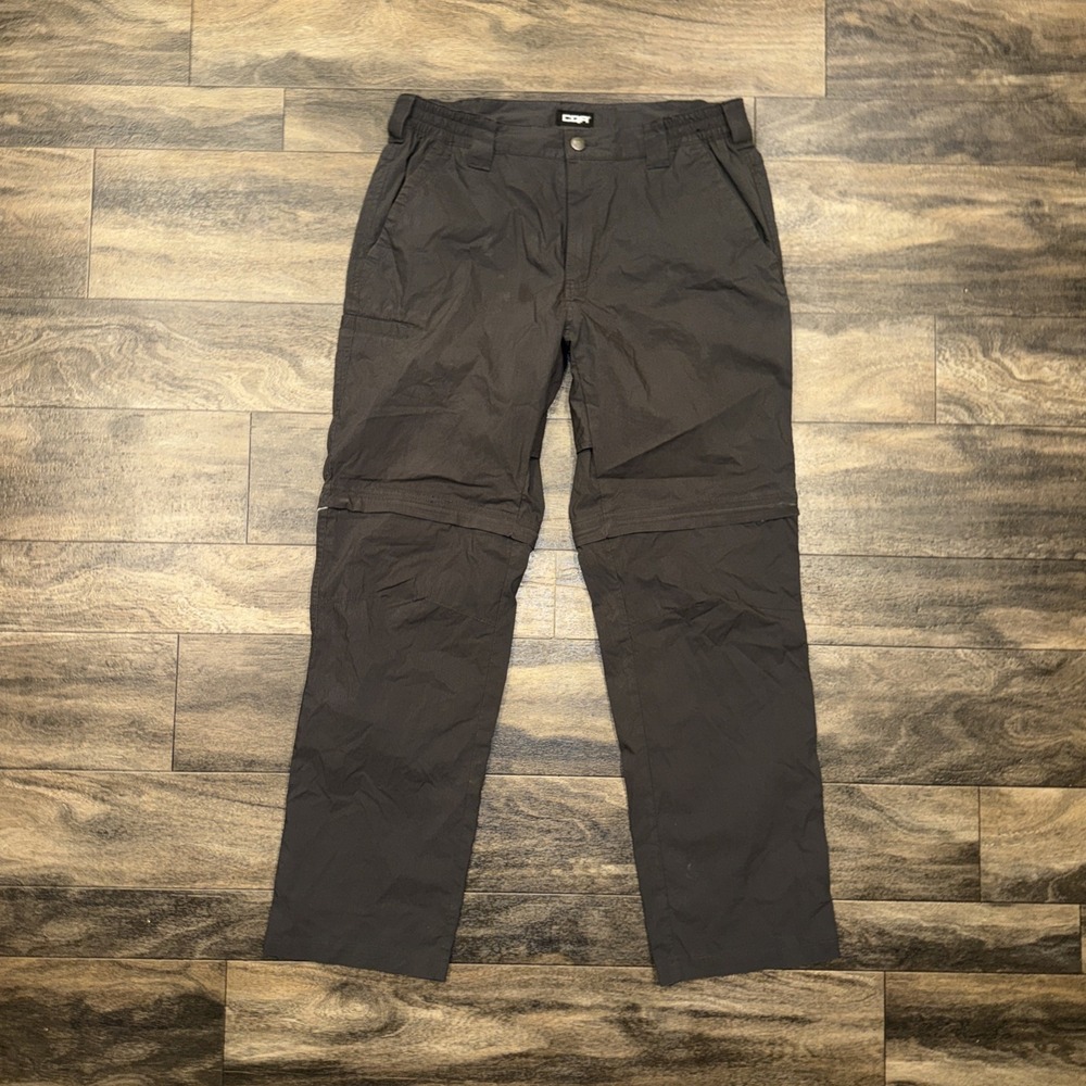 CQR Convertible Hiking Cargo Pants Zip Off Legs Men's Size 32/30 Grey Outdoor